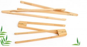 Bamboo Toast Tongs