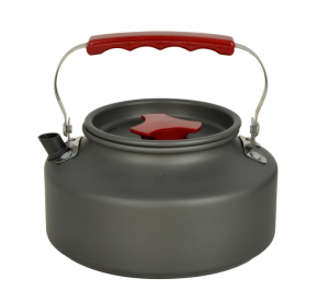 H04115 Outdoor Camping Kettle, Lightweight Aluminum Alloy Water Boiler for Hiking and Picnics