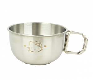 H04259 Hello Kitty Stainless Steel Outdoor Cup, Portable Mug for Camping and Daily Use