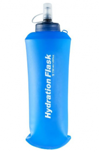 H04264 Outdoor Collapsible Soft Water Bottle, TPU & TPE Construction for Hiking & Camping