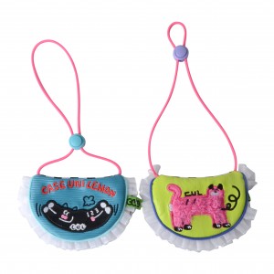 Y07002 “Case Uni Lemon” Cute Pet Bandana Set (Whimsical Cat-Design Bib Collars for Dogs & Cats)