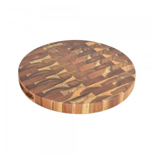 Tábua de corte em madeira de acácia